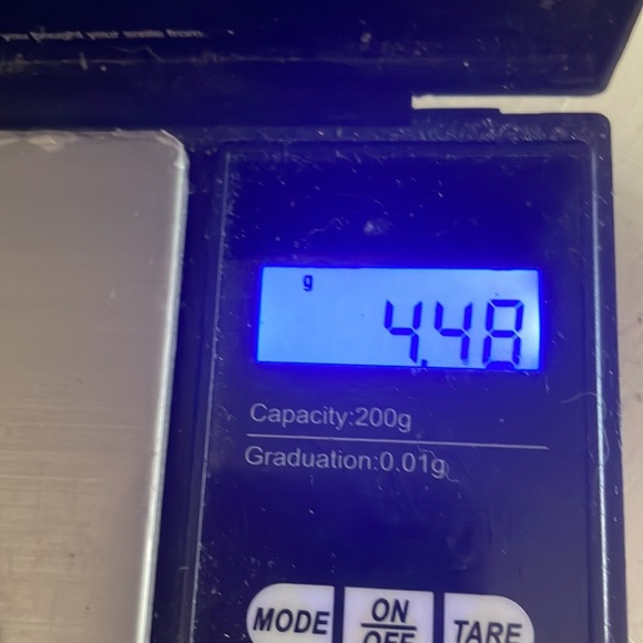 7.5” gold plated tennis bracelet with 38 prong set red and clear crystals - Picture 15 of 15